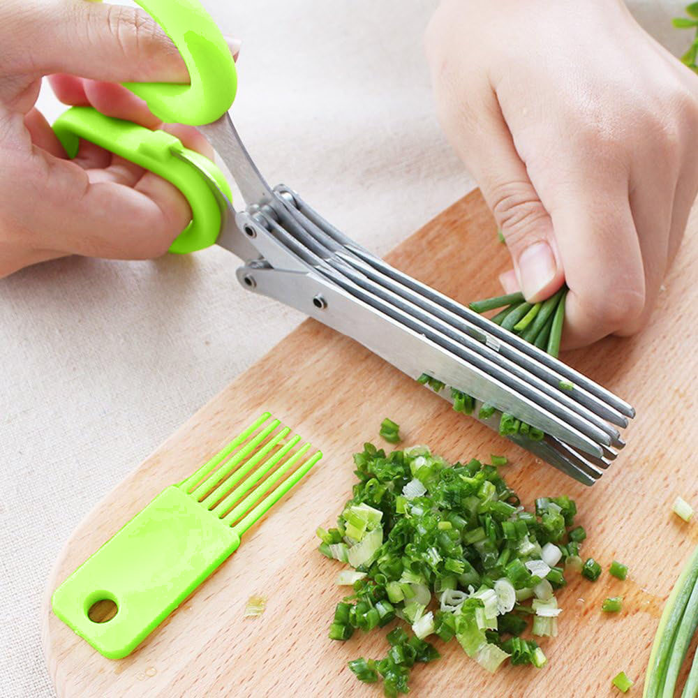 Kitchen Gadgets For Arthritic Hands - مقص مطبخ متعدد الوظائف من الفولاذ