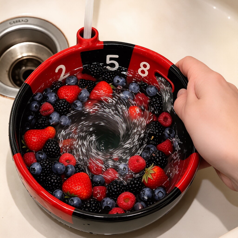 Kitchen Gadgets Healthy Eating - وعاء غسيل الفواكه والخضروات الأوتوماتيكي، أداة