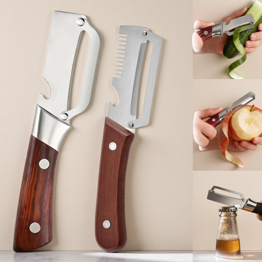 Kitchen Gadgets For Arthritic Hands - قطعتان من مقشرة الخضروات متعددة الوظائف