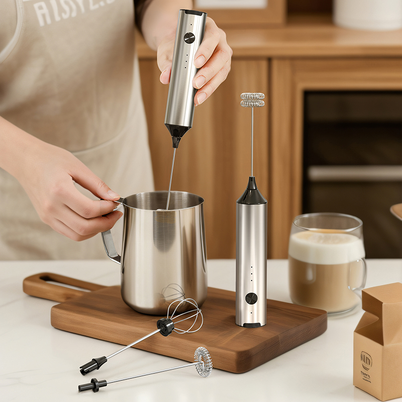 Milk Frother - خلاط حليب صغير أوتوماتيكي من كليتون،
