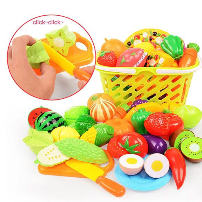Kitchen Gadgets Kids - مجموعة ألعاب تقطيع الفواكه والخضروات للأطفال،