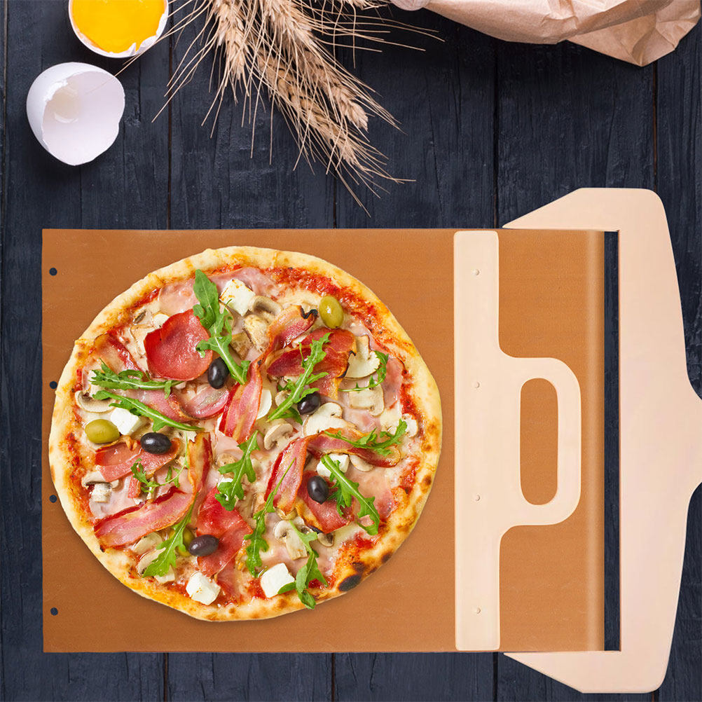 قطعتان من قماش نقل البيتزا الم - مراجعة Pizza Stone Baking وسعره