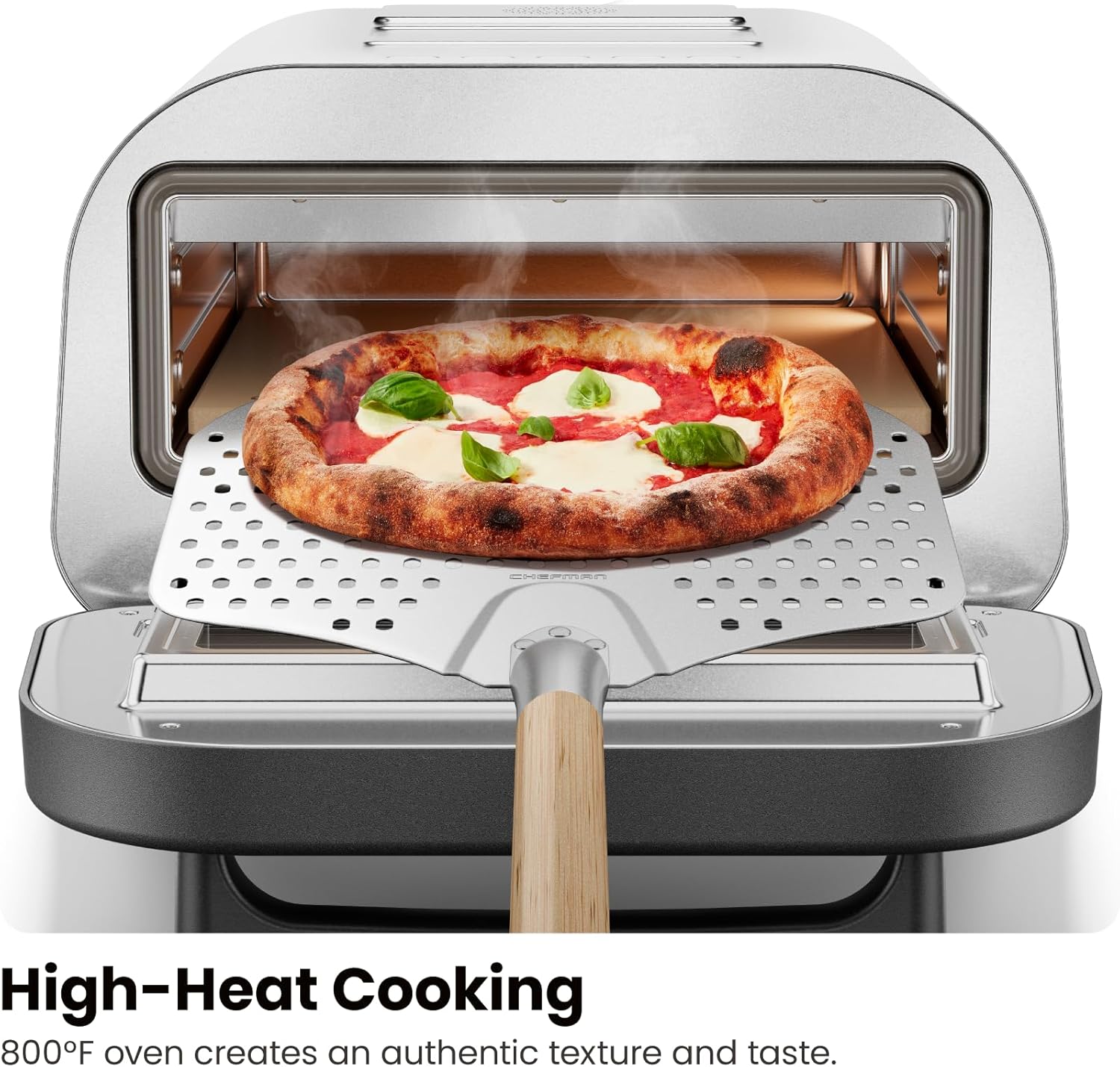 فرن بيتزا كهربائي للطاولة - يخ - مراجعة Pizza Stone Baking وسعره
