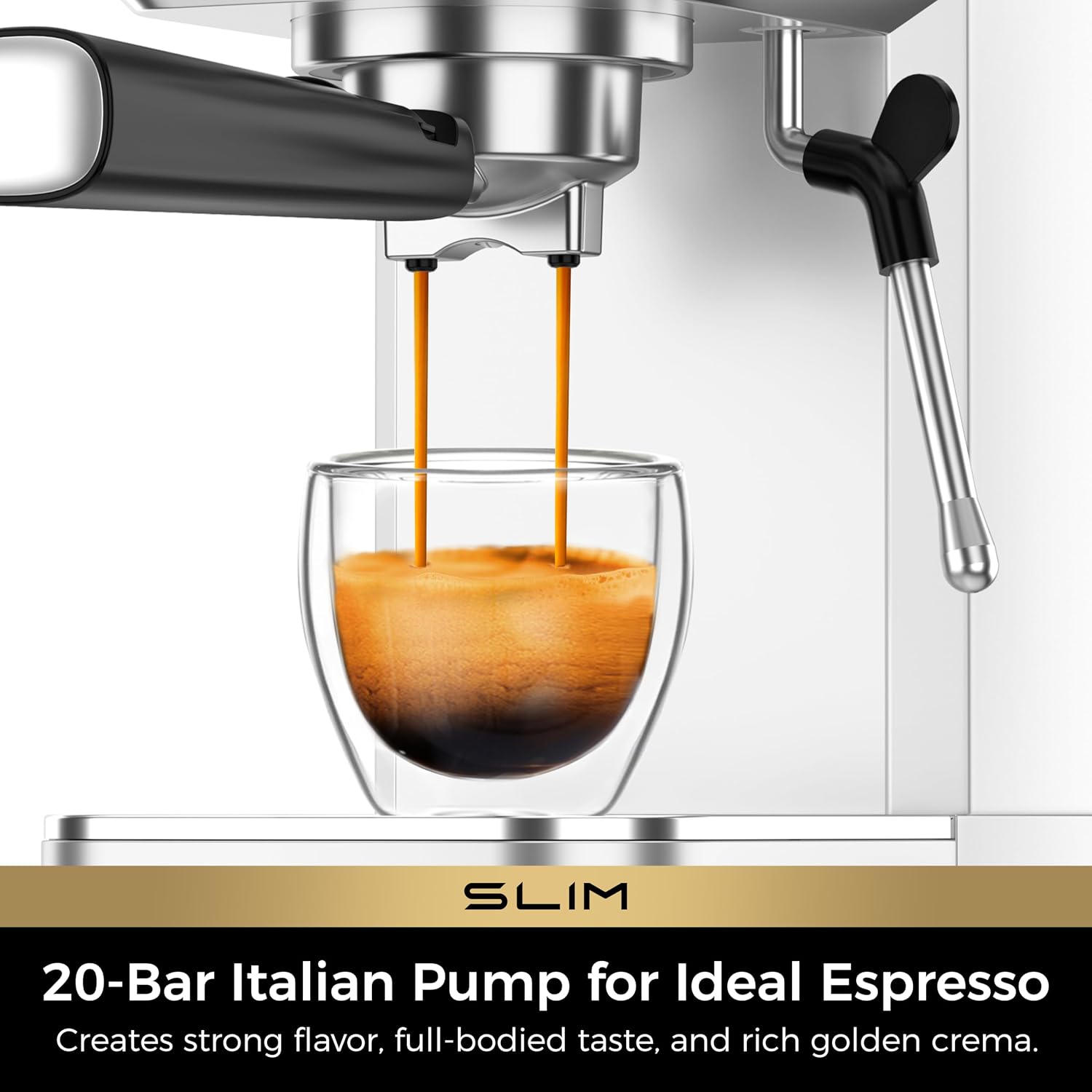 ماكينة إسبريسو بقوة 20 بار مع  - مراجعة Milk Frother وسعره