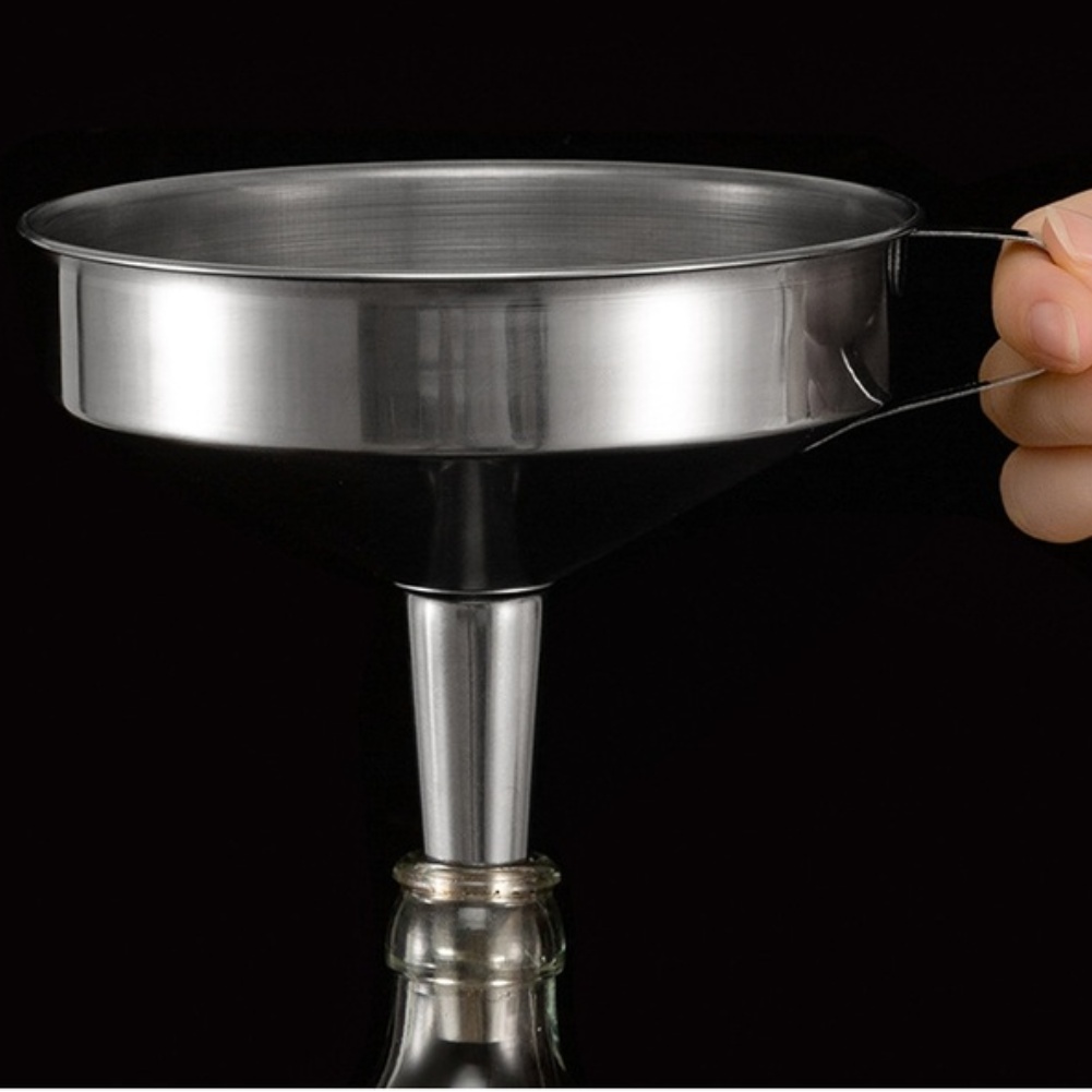 1 قطعة قمع زيت طهي من الستانلس - مراجعة Kitchen Gadgets For Arthritic Hands وسعره