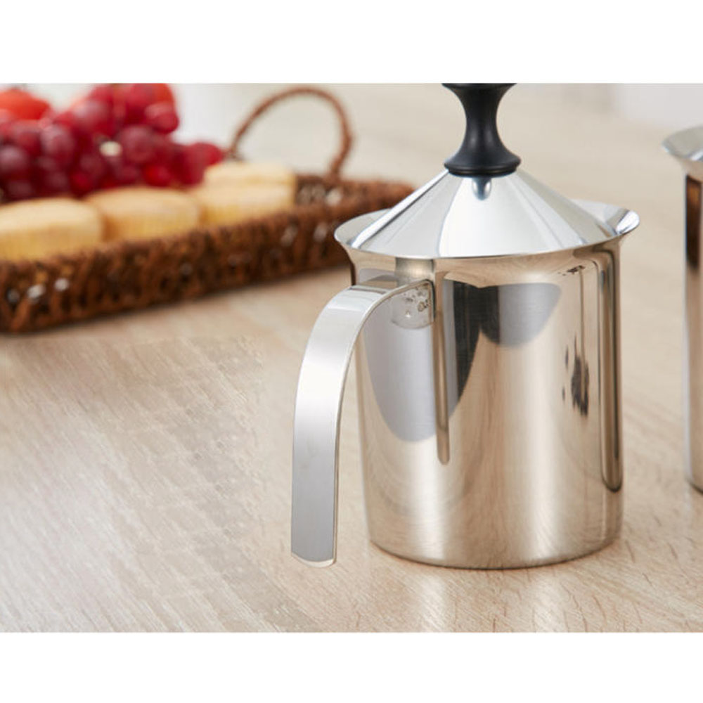 خفاقة حليب يدوية من الفولاذ ال - مراجعة Milk Frother وسعره