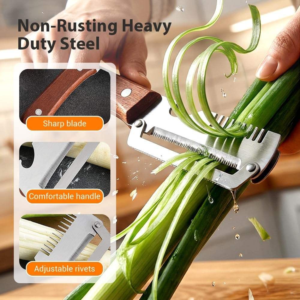 قطعتان من مقشرة الخضروات متعدد - مراجعة Kitchen Gadgets For Arthritic Hands وسعره