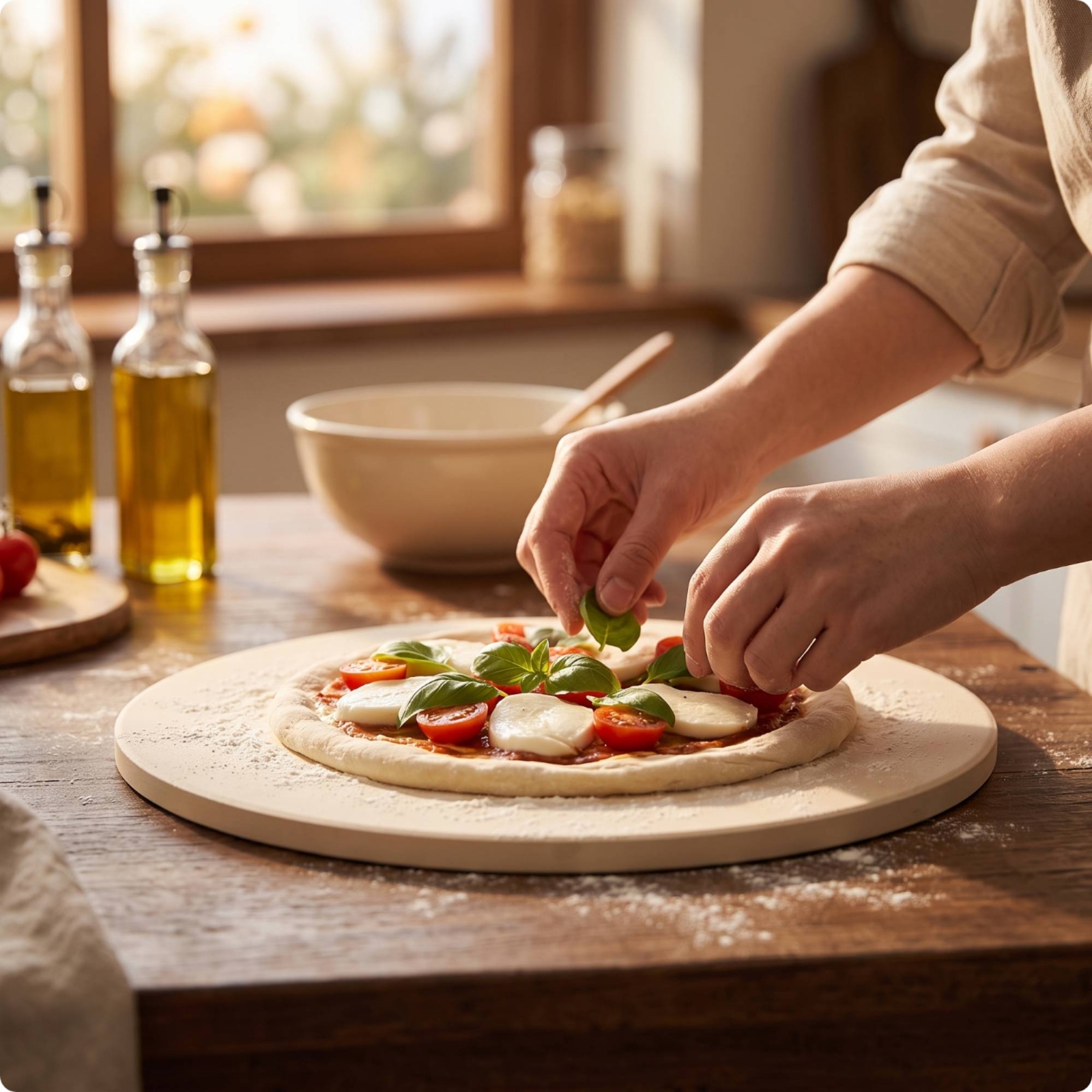 لوح خبز دائري من الكورديريت مق - مراجعة Pizza Stone Baking وسعره