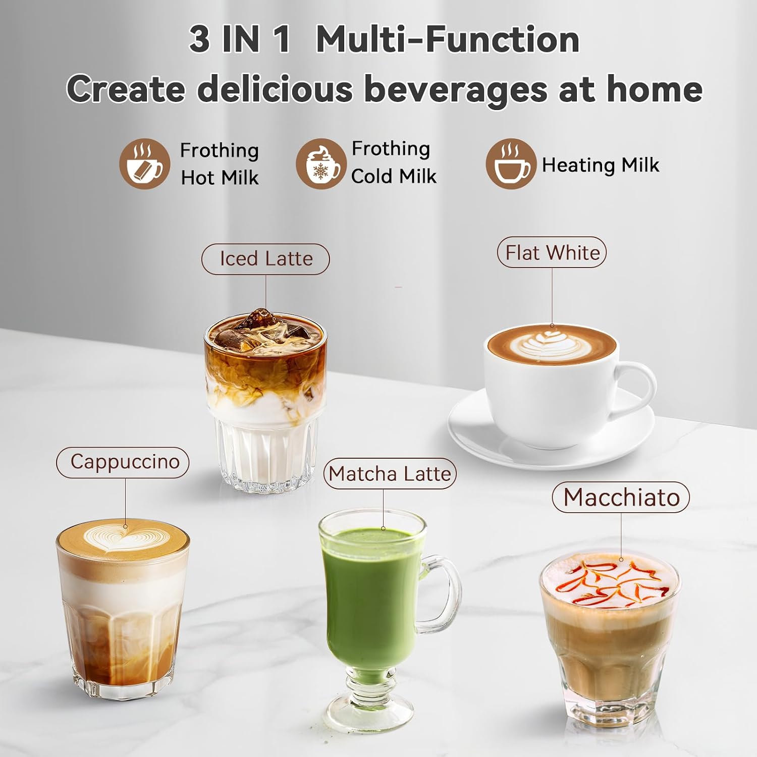 جهاز رغوة الحليب الكهربائي من  - مراجعة Milk Frother وسعره