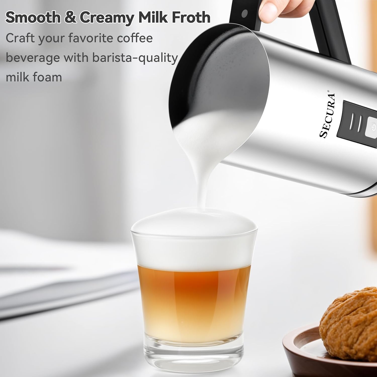 جهاز رغوة الحليب الكهربائي من  - مراجعة Milk Frother وسعره