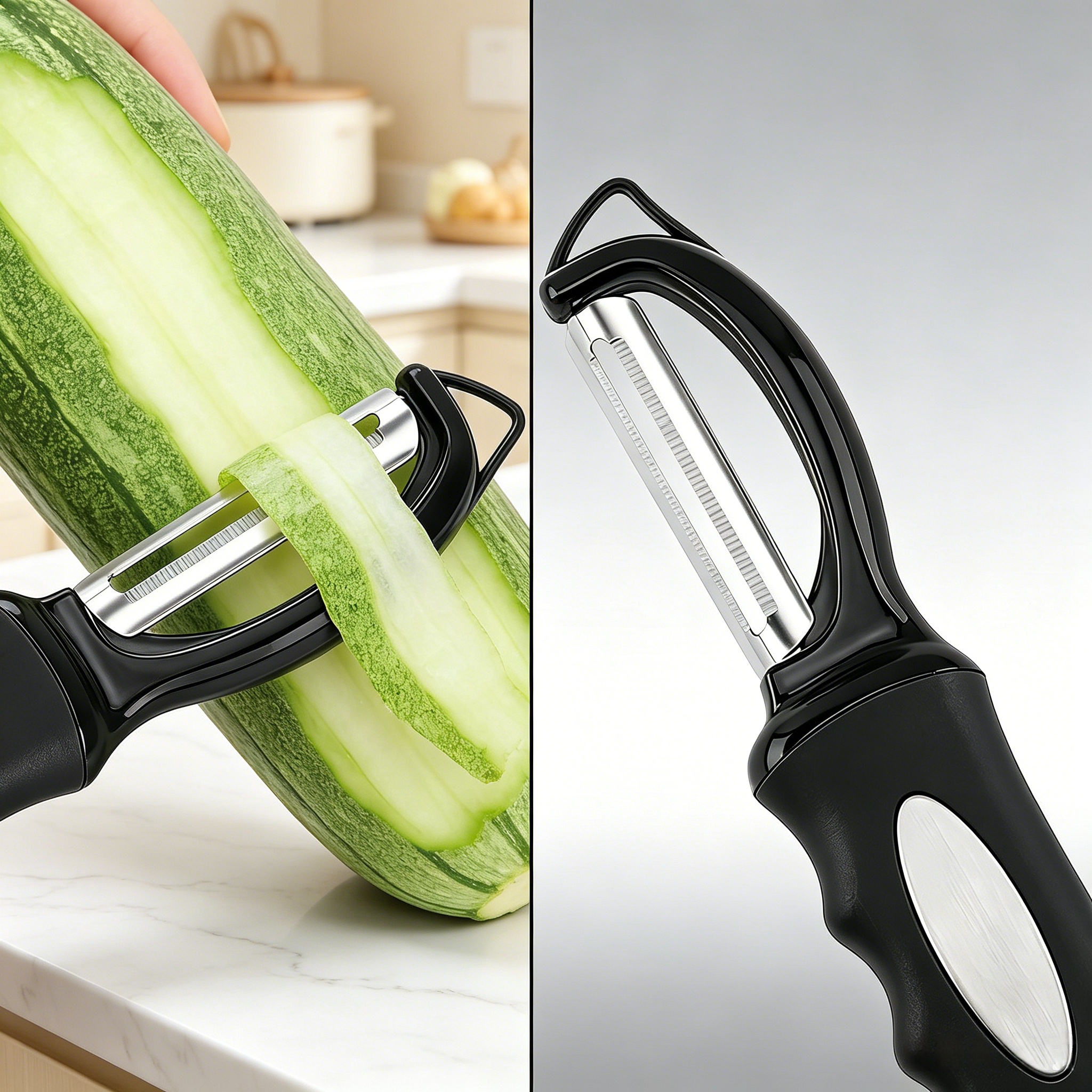 سكين تقشير جديد للخضروات والفو - مراجعة Kitchen Gadgets For Arthritic Hands وسعره