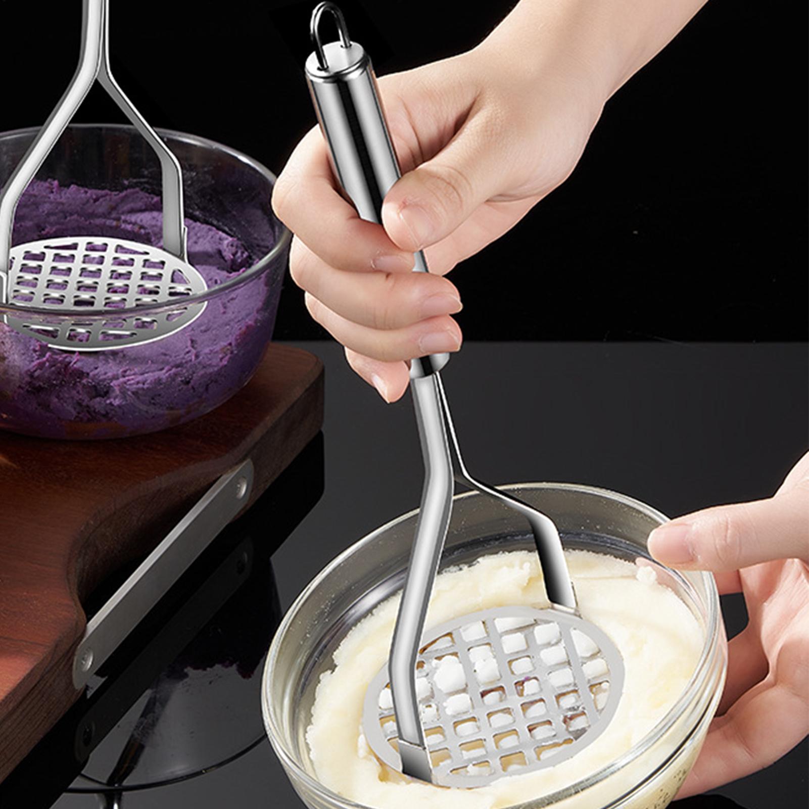 مكبس بطاطس يدوي من الفولاذ الم - مراجعة Kitchen Gadgets Kids وسعره