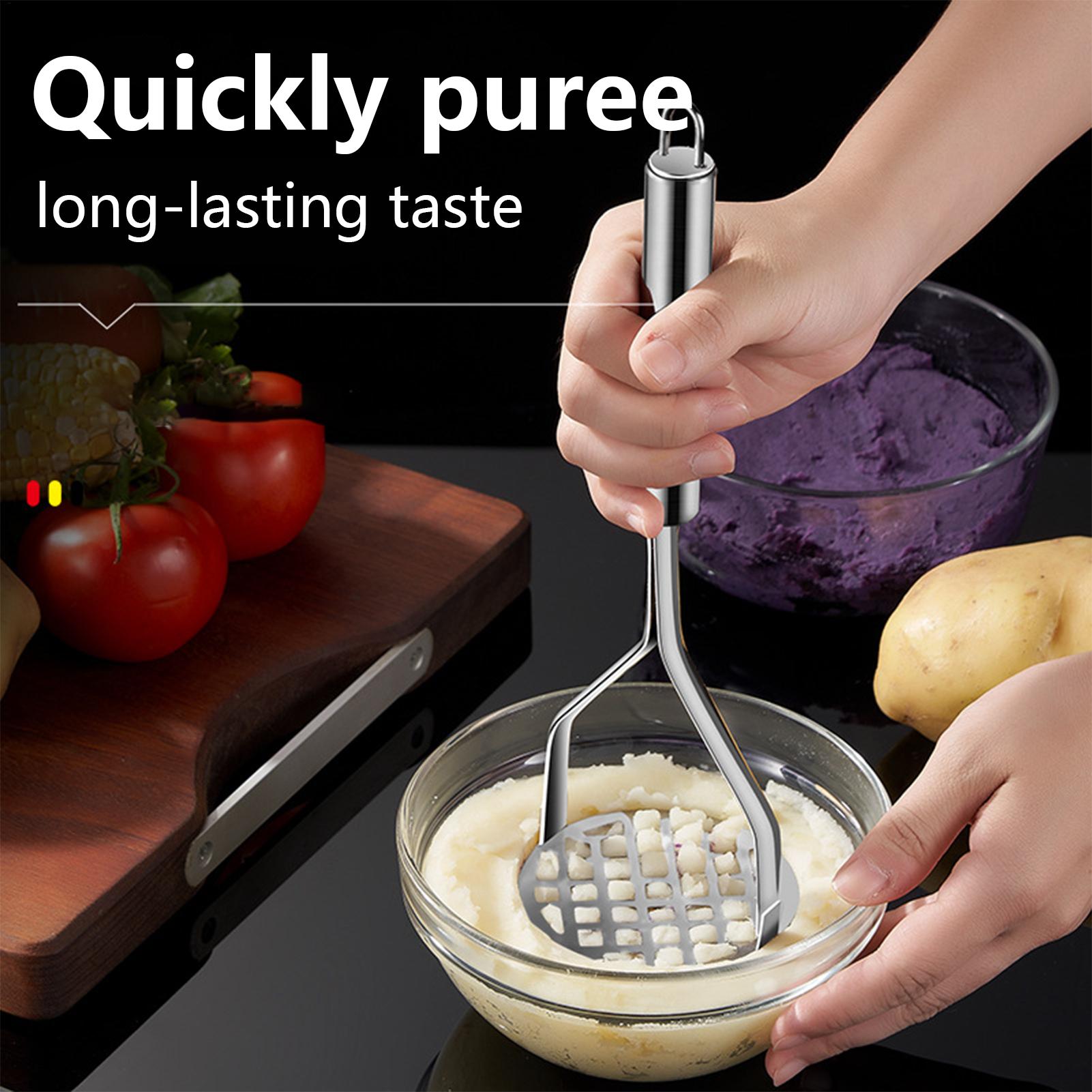 مكبس بطاطس يدوي من الفولاذ الم - مراجعة Kitchen Gadgets Kids وسعره