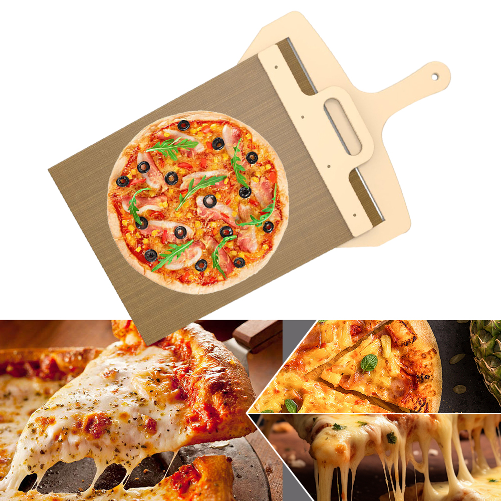 مقشر بيتزا منزلق غير لاصق ، مج - مراجعة Pizza Stone Baking وسعره