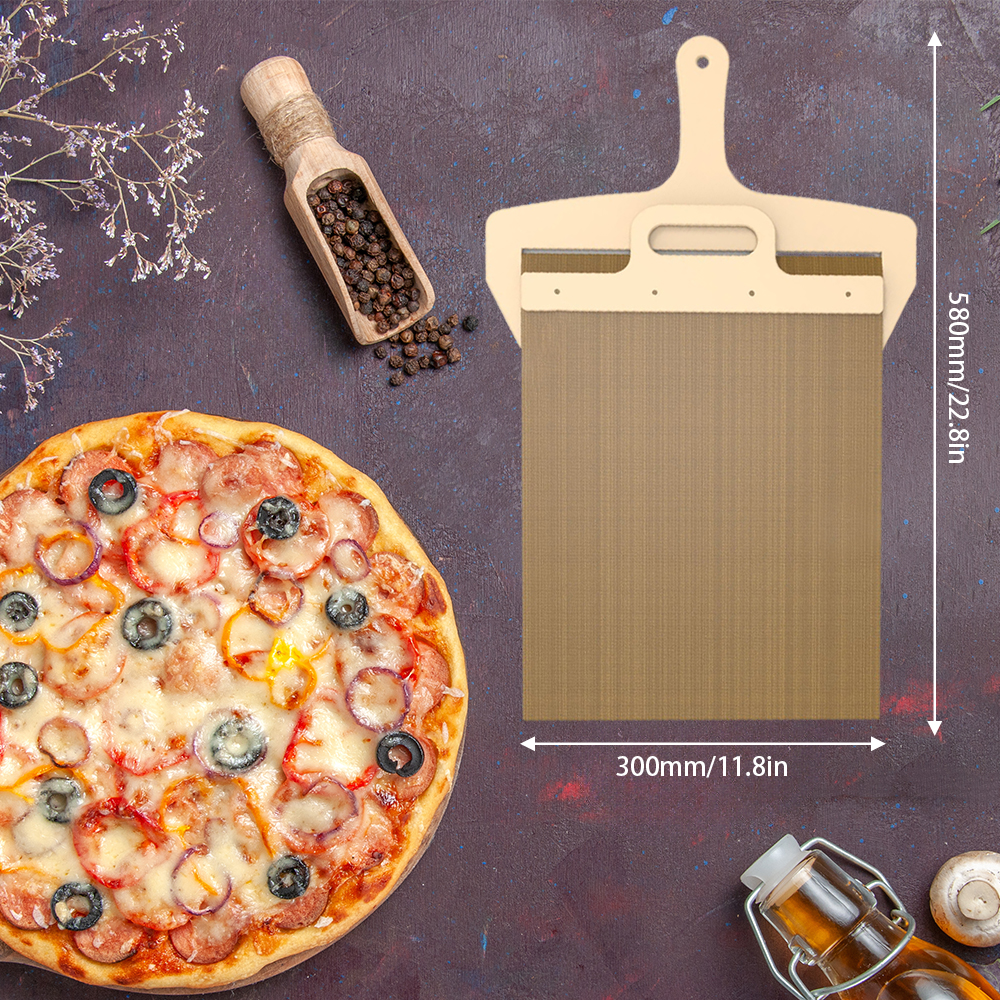 مقشر بيتزا منزلق غير لاصق ، مج - مراجعة Pizza Stone Baking وسعره