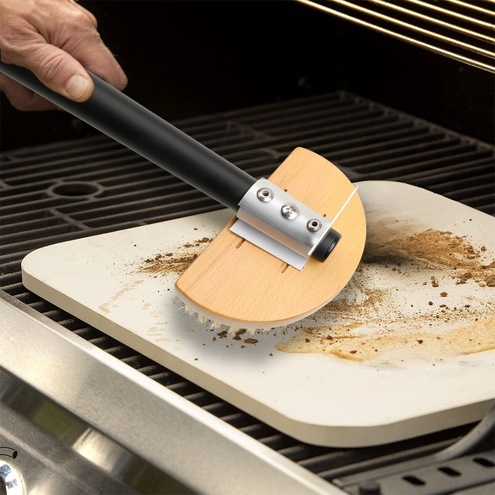 فرشاة فرن البيتزا، فرشاة موقد  - مراجعة Pizza Stone Baking وسعره