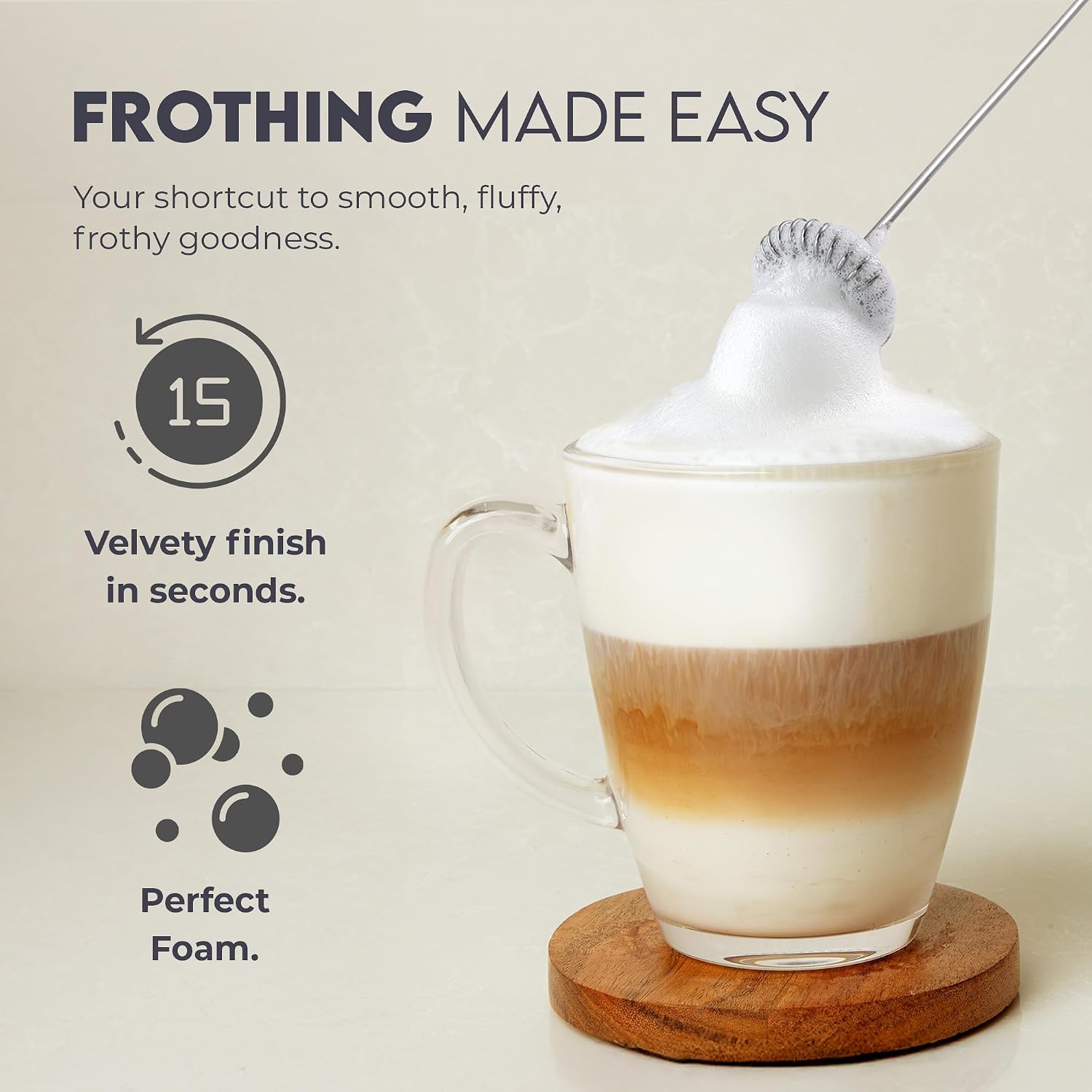 عصا خفق الحليب، خلاط يدوي من ا - مراجعة Milk Frother وسعره