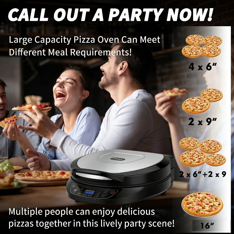 فرن بيتزا خارجي 16 بوصة يعمل ب - مراجعة Pizza Stone Baking وسعره