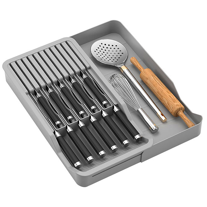 حامل كتلة سكين مع منظم قابل لل - مراجعة Kitchen Gadgets Hacks وسعره