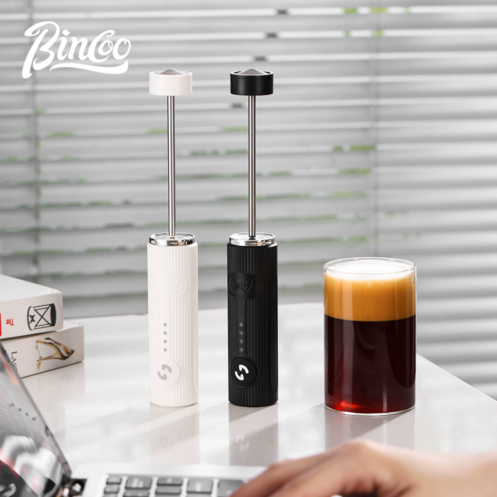 BINCOO القهوة الكهربائية Froth - مراجعة Milk Frother وسعره