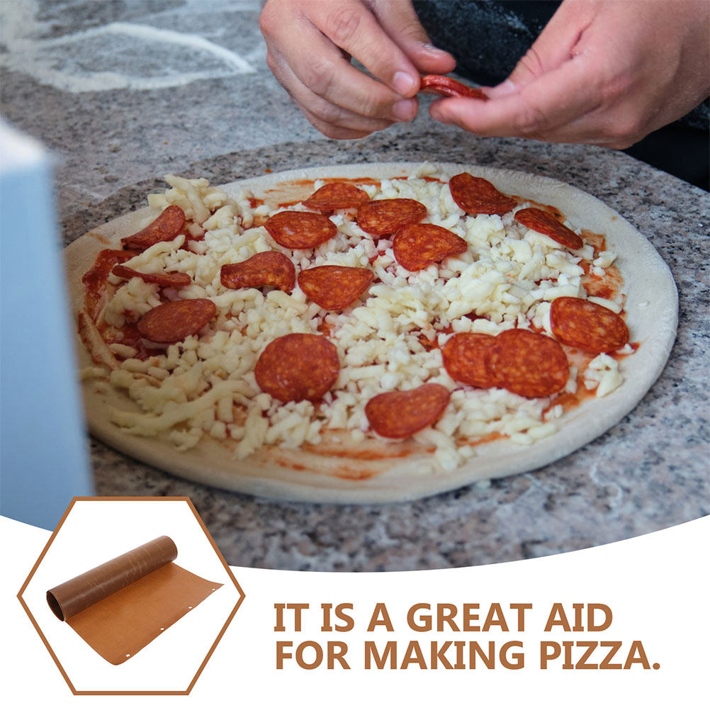 قطعتان من قماش نقل البيتزا الم - مراجعة Pizza Stone Baking وسعره